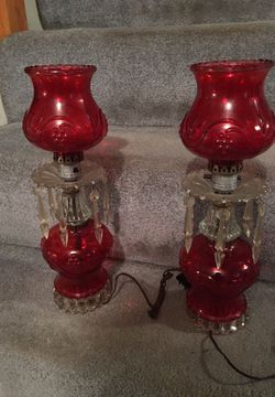 Vintage electric lamps