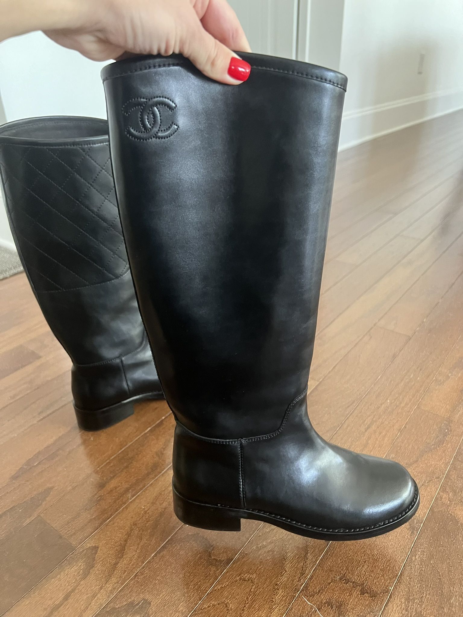 Leather High Boots