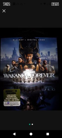 Black Panther Wakanda Forever Blu-ray Digital Movie 