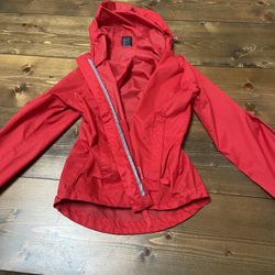 Rain Jacket Red Women’s Extra Small