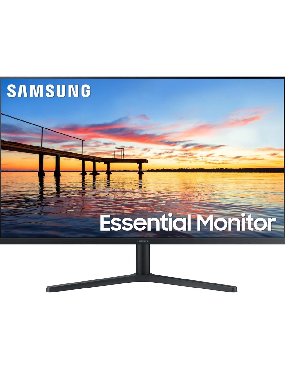 SAMSUNG 32-Inch Flat Computer Monitor, 75Hz, Borderless Display, AMD FreeSync, Game Mode, Advanced Eye Care, HDMI and DisplayPort, LS32B304NWNXGO, 202