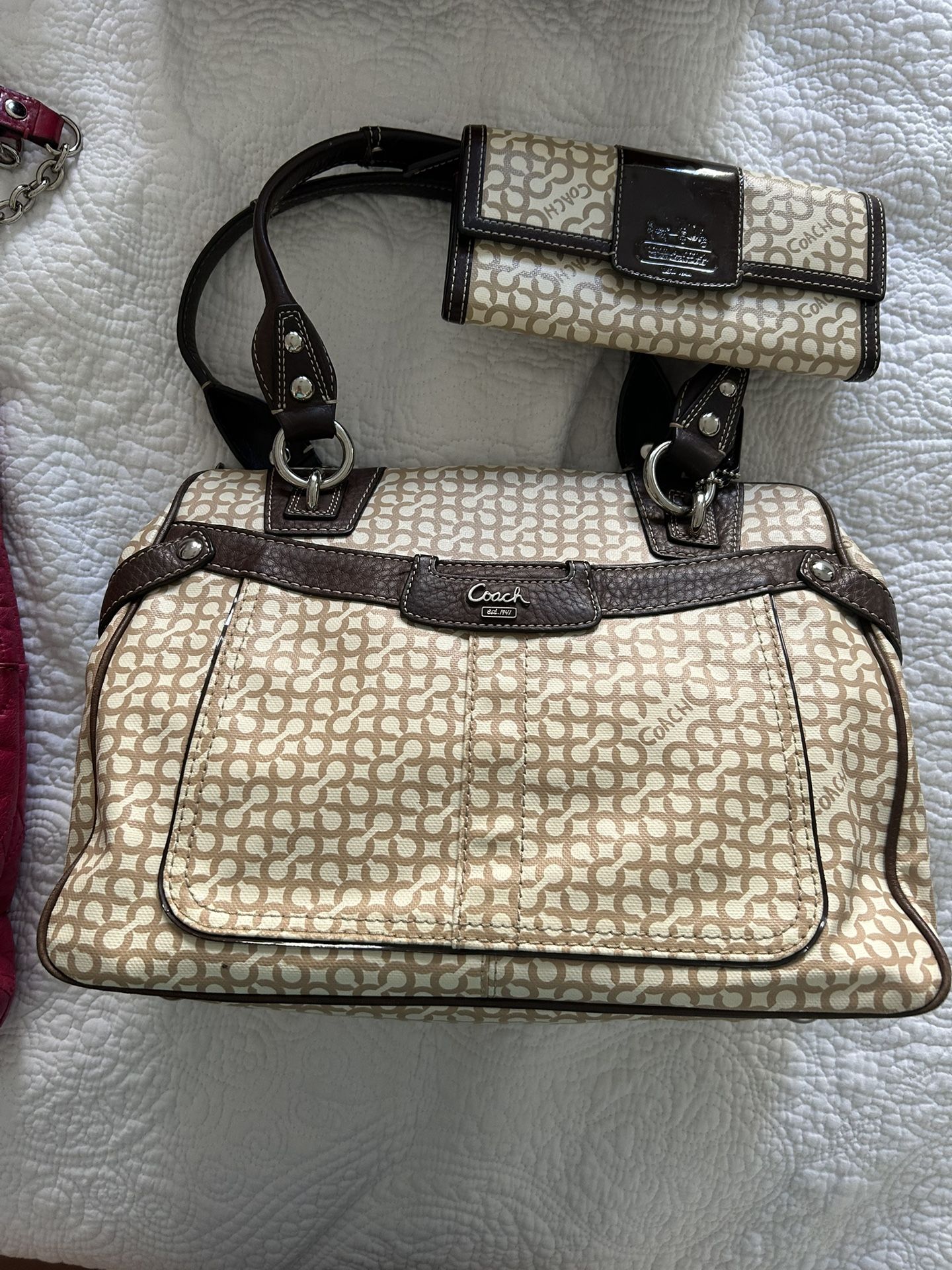 Coach Bag With Matching Wallet