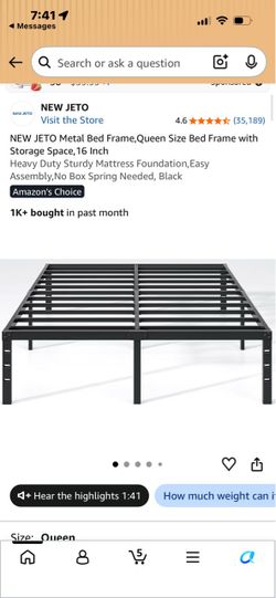 Queen size frame