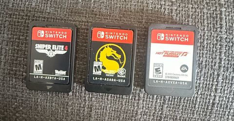Nintendo switch physical game cards (no cartridge)