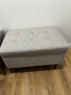 Storage Ottoman Bench for Entryway