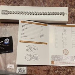 Moissiante Stones Vvs 5ct Silver 10mm Cuban Link Bracelet (PASSES DIAMOND TESTER ) (ON SALE)