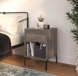 Nightstand, Weathered Oak