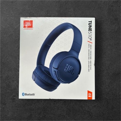 JBL Tune 510BT Wireless On The Ear Bluetooth Headphones Pure Bass Sound Hand Free Calling