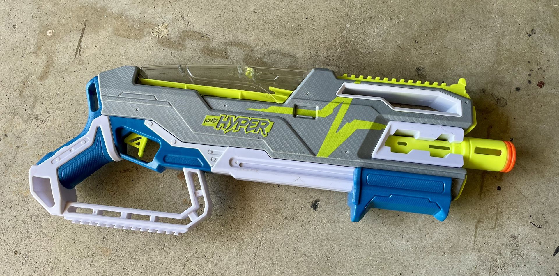Hasbro Nerf Hyper Siege-50 Pump-Action Blaster * takes ball rounds