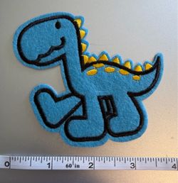 Dinosaur Iron On Patch New  porch pickup