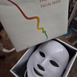 NORLANYA Photon Therapy Facial Skin Care Treatment Machine Facial Toning Mask - Blue Red Green Photon Light - Rarely Used