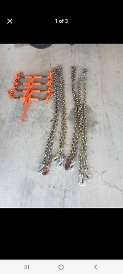 100s of New ratchet binders n chains $55-59each