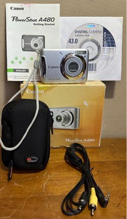 Canon PowerShot A480 Compact 10MP 3.3x Optical Zoom 2.5" LCD  Digital Camera