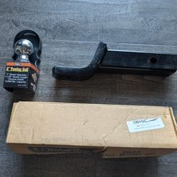 2" Ball Detachable with 2" Drop Hitch NEW