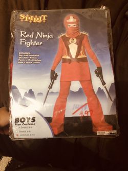 New ninja costume 8-10