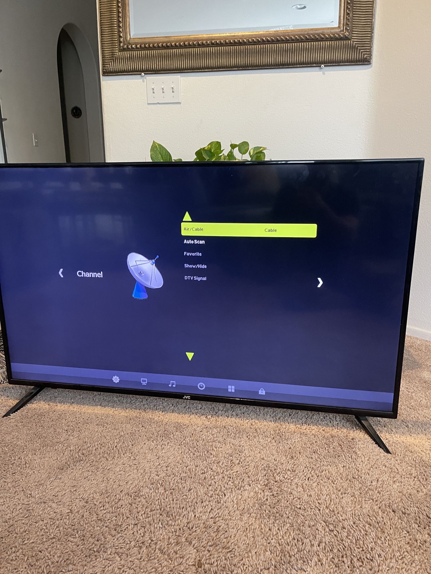 JVC 50’ class LCD TV