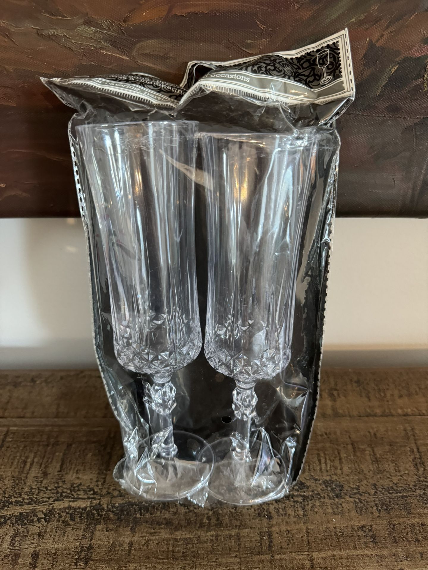 Plastic Champagne Glasses