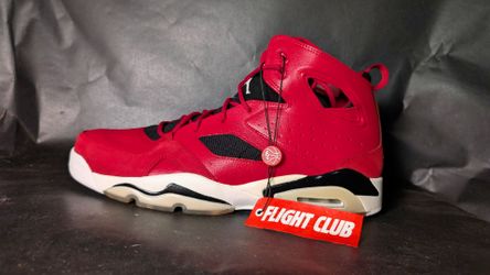 Nike Air Jordan Flight Club 91 Gym Red Black White Authenticated Size 11.5