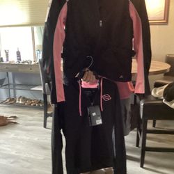 Ladies Harley Davidson 2PC Coat With Hoodie 