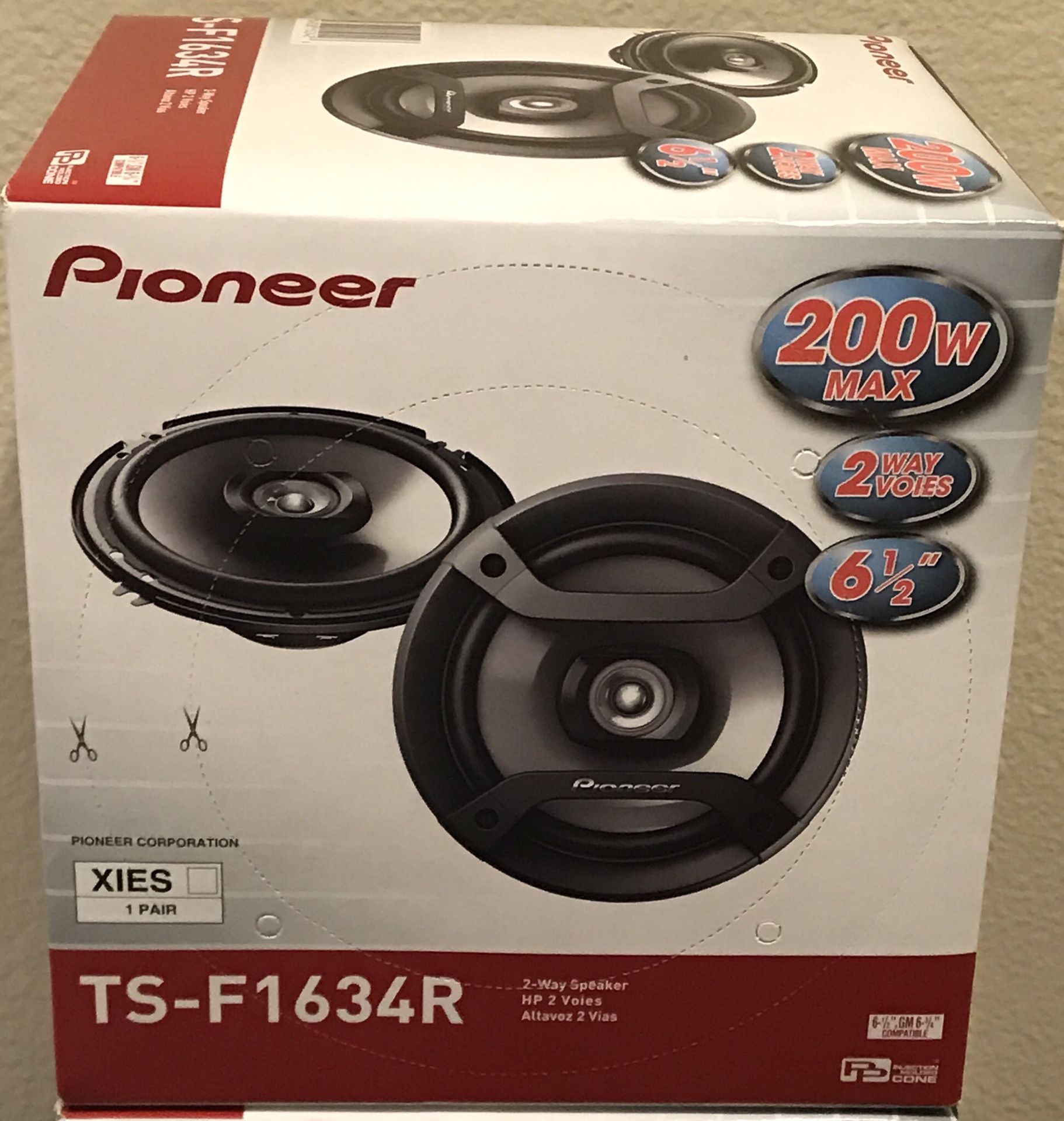 New Pioneer 6.5” inch 200 Watts Car Audio Speakers (pair) 🔥🔊