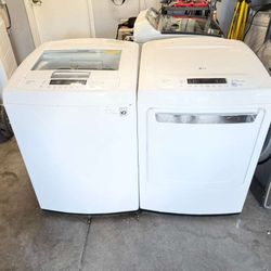 LG washer and gas dryer