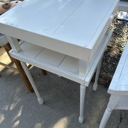 Small White Tables 
