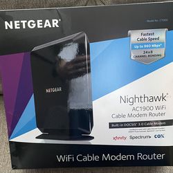 Netgear Nighthawk AC1900 Cable Modem And Router