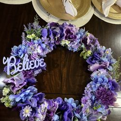 Homemade Wreath Made By Me💜