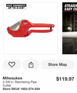 Milwaukee 2-3/8 in. Ratcheting Pipe Cutter