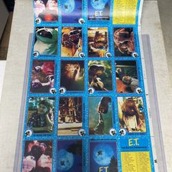 1982 Topps E.T. The Extraterrestrial Uncut 20 Card Panel Sheet