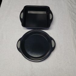 2 pcs ceramic bakeware set