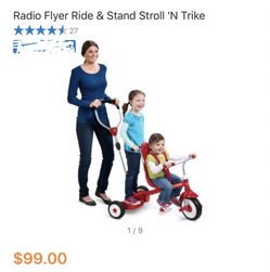 New Radio flyer Ride and stand stroll