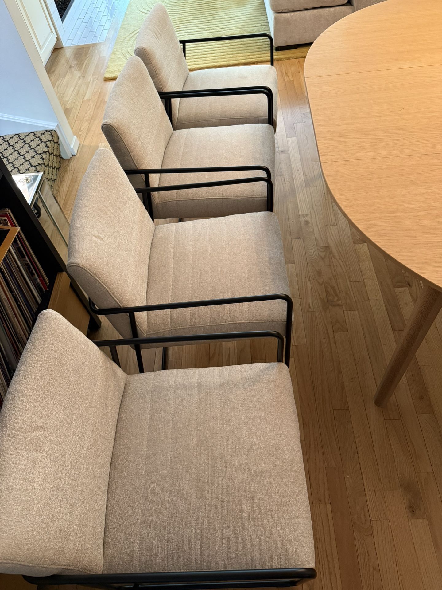 4x Joybird Brand Dining Chairs (Sand Color)