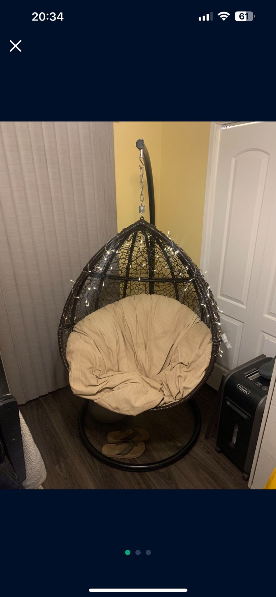 Egg Chair Eckhoff Porch Swing