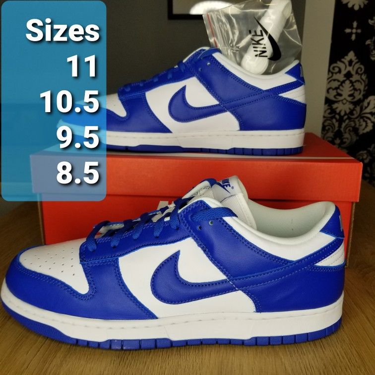 Nike Dunk Low SP Kentucky Varsity Royal Mens Sizes 8.5, 9.5, 10.5, 11 CU1726-100 DS NO TRADES