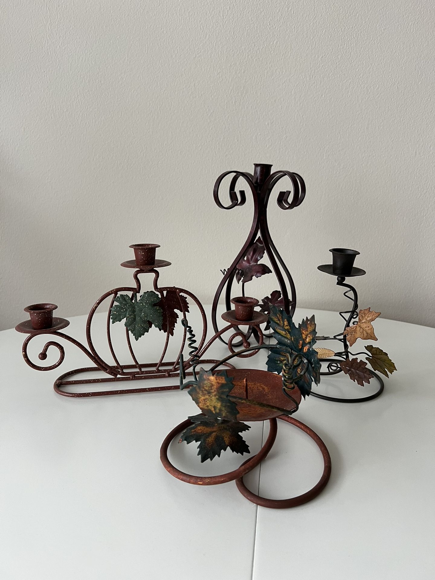 Fall Candle Holders