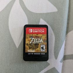 Zelda Brethe of the Wild Nintendo Switch