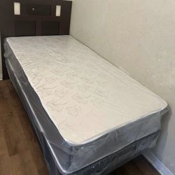 Twin Size Mattress 10” Inches Thick New From Factory Also Available in: Full, Queen, King Same Day Delivery