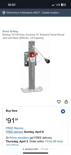  Trailer Jacks  Bulldog New 