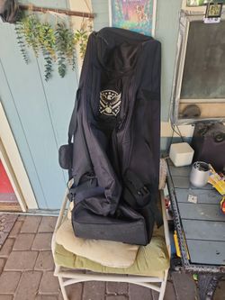 Baseball equipment bag with wheels