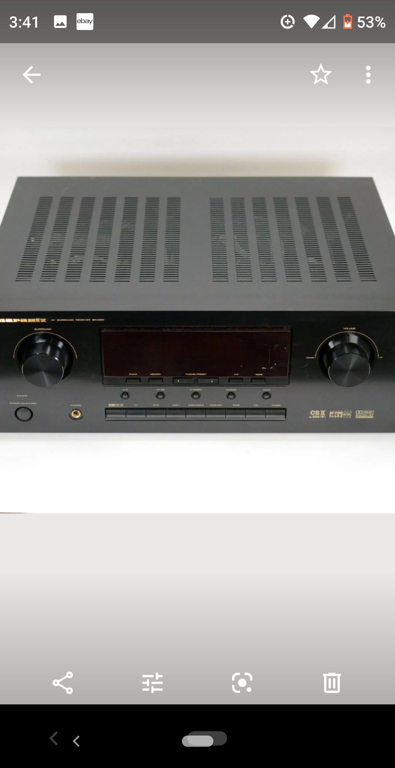 USED MARANTZ AV 6TO 1 RECEIVER SR 4300