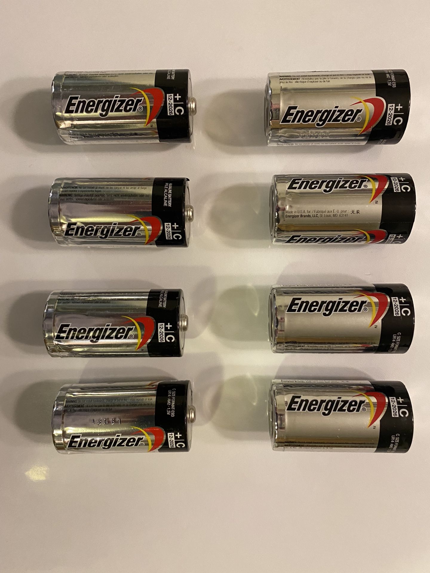 8 C Batteries Exp. 2026