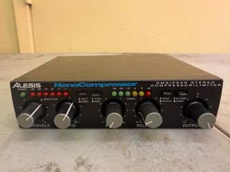 Alesis NanoCompressor RMS/Peak Steel Compressor/Limiter