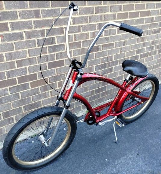 (YES IT'S STILL AVAILABLE) 24" Aluminum Electra Hellbilly 3-Speed Chopper Fat Tire Beach Cruiser