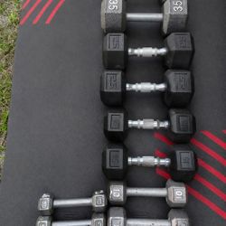 180lb Dumbbell Set - $1/lb (Selling Whole Set or by Pairs) - Excellent Condition 