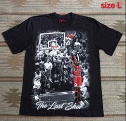 Michael Jordan “LAST SHOT” Bulls T-Shirt XL In City of Van Nuys