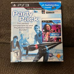 Play Station 3 Party Pack/ Singstar Microphones Included