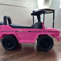 Pink scooter car for toddlers little kids
