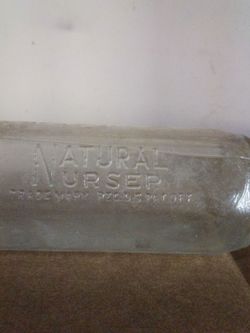 Natural Nurser Vintage Glass Baby Bottle