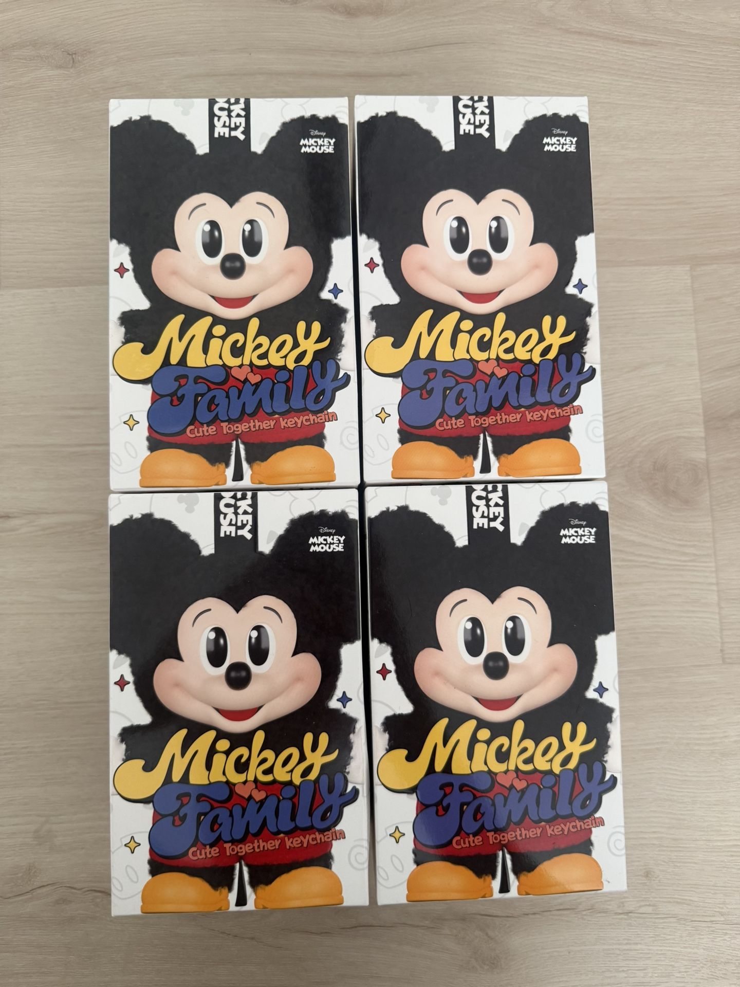 POPMART Disney Mickey Family Cute Together Keychain Blind Boxes Sealed Authentic
